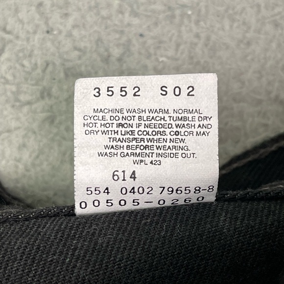 Vintage 2002 Levi’s black 505 jeans - Picture 4 of 6